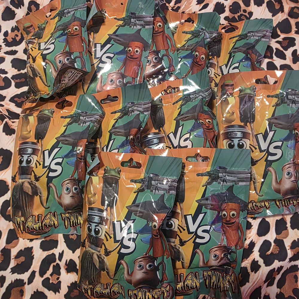 Brain Rot Mystery Character Blind Bags - Green & Orange Packaging